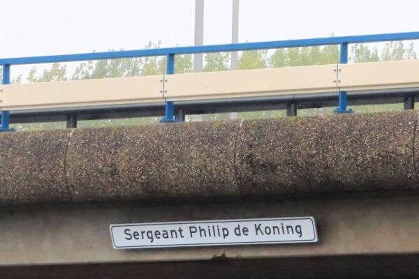 Naambord Philip de Koning